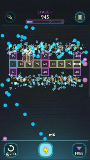 네온 브릭스 screenshot