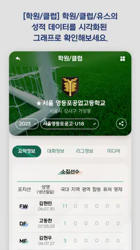 넥스트플레이어 - 엘리트 축구 정보 screenshot