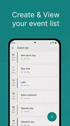 달력: 계획 및 일정 screenshot