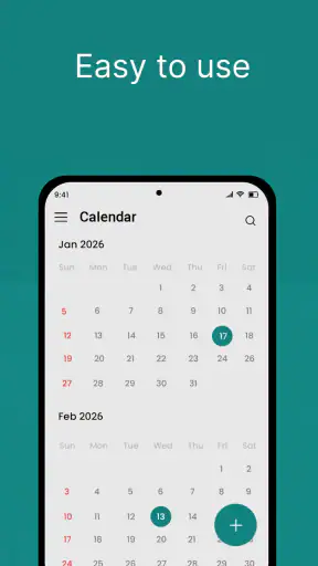 달력: 계획 및 일정 screenshot