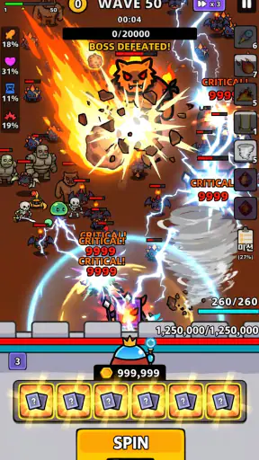 돌돌디 - 운빨 스킬 디펜스 screenshot