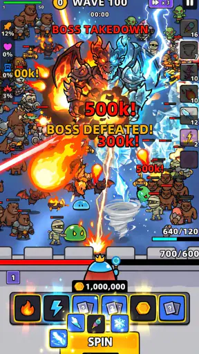 돌돌디 - 운빨 스킬 디펜스 screenshot