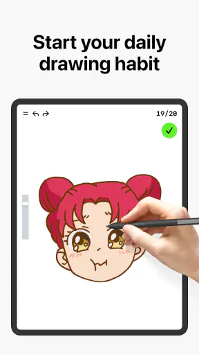 드로잉 앱, 색칠 & 스케치북・ArtWorkout screenshot