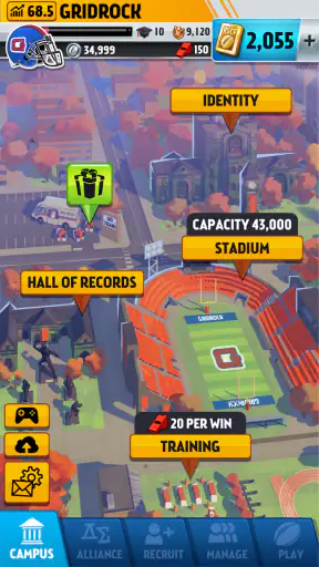 라이벌 스타 대학 미식축구 screenshot
