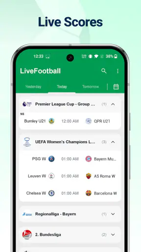 라이브스코어: 축구 라이브 경기 screenshot