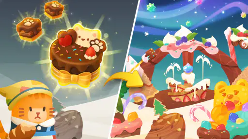 머지 캣 : 캣토피아 퍼즐 screenshot