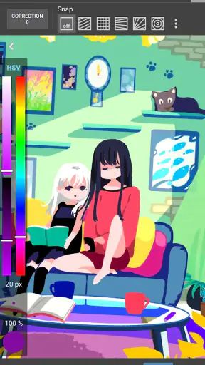 메디방페인트：일러스트, 만화, 아트 그림 그리기 앱 screenshot