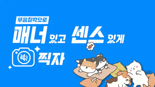 무음찰칵 - 무음카메라 (소리없이 찍는 사진) screenshot