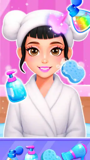 미용실 게임 패션 옷입히기, 화장, 네일 그리고 미용사 screenshot