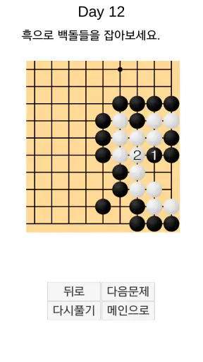 바둑배우기 (사활) screenshot