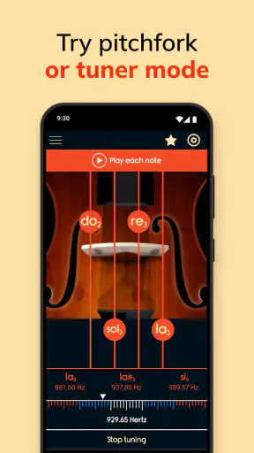 바이올린 튜너 screenshot