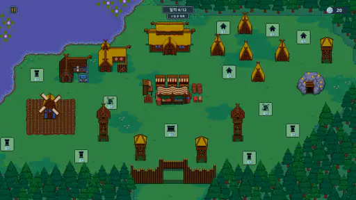 바이킹 히어로 디펜스: 픽셀 로그라이크 타워디펜스 screenshot
