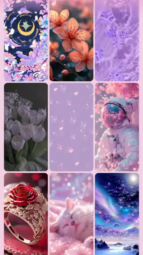 반짝이 배경 화면 screenshot