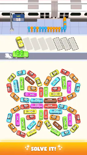 버스 러시 - 파크 앤 매치 퀘스트 screenshot