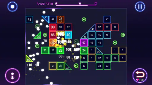 벽돌깨기 히트 - 글로우볼 screenshot