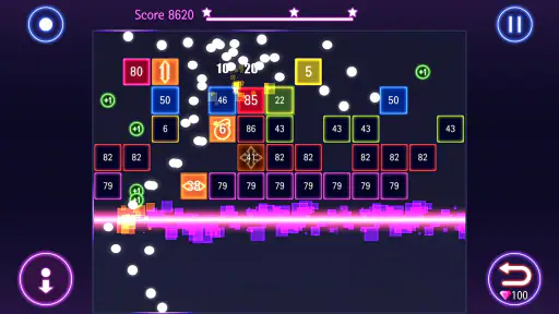 벽돌깨기 히트 - 글로우볼 screenshot