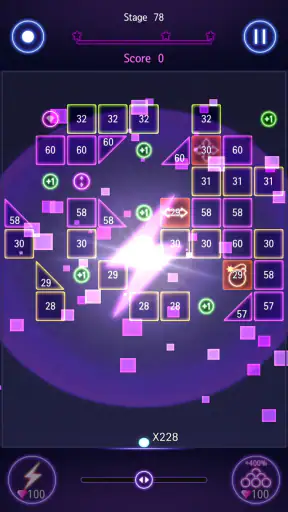 벽돌깨기 히트 - 글로우볼 screenshot