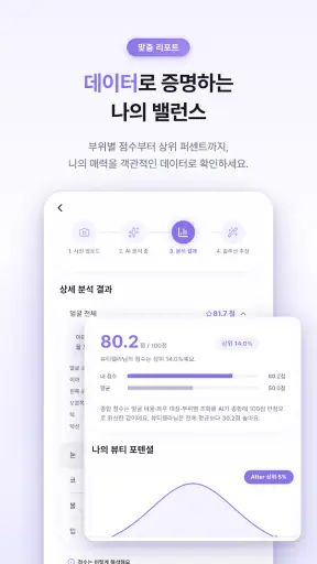 뷰티렐라- Beautyrella AI 얼굴 분석 리포트 screenshot