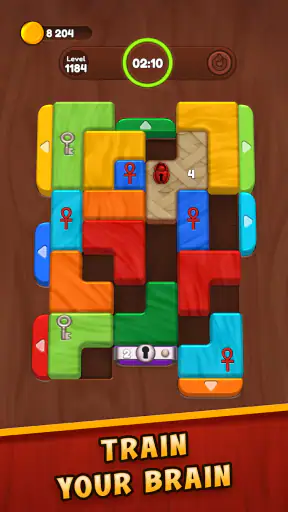 블록 퍼즐 - Color Wood Jam screenshot