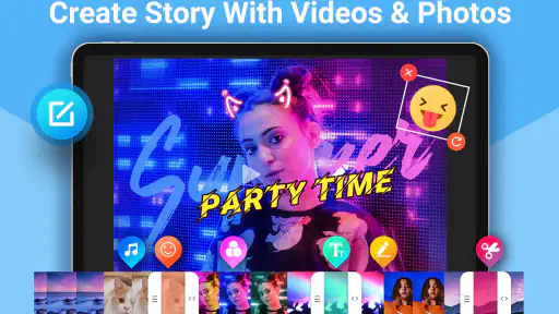비디오 메이커 뮤직 비디오 편집기 screenshot