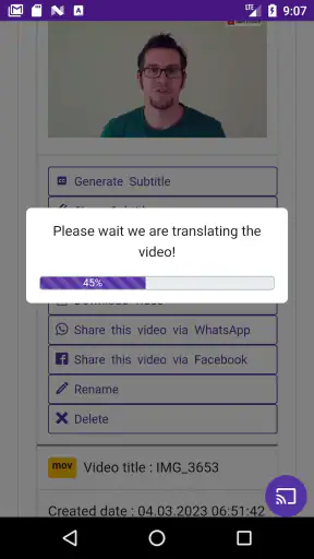 비디오 번역 & 더빙 screenshot