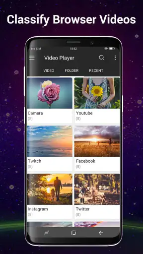 비디오 플레이어 Android 용 모든 형식 screenshot