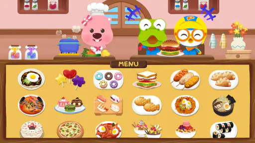 뽀로로 요리놀이 - 주방, 키친, 쉐프, 베이킹, 쿠킹 screenshot