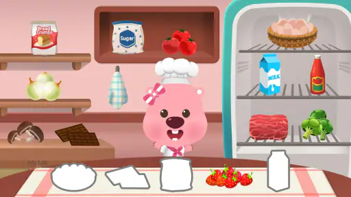 뽀로로 요리놀이 - 주방, 키친, 쉐프, 베이킹, 쿠킹 screenshot