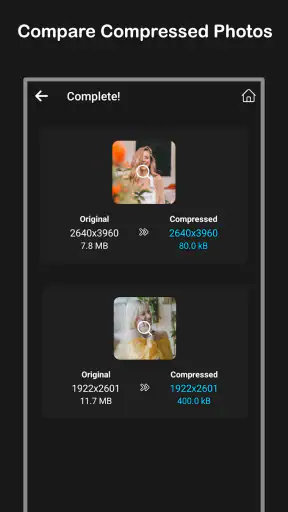 사진 압축기 screenshot