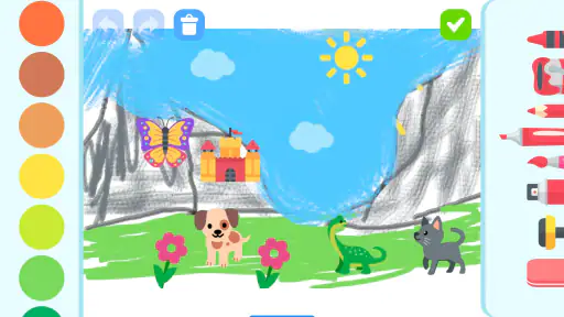 색칠게임 - 쉬운 색칠 게임으로 재미있게 즐기세요. screenshot