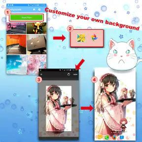 생생한 애니메이션 Live2D 바탕 화면 screenshot