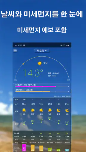 생활날씨-날씨/미세먼지/온도 screenshot