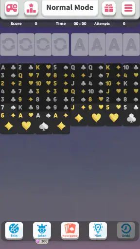 솔리테어 프리셀 퀘스트 screenshot