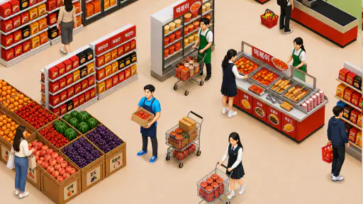 슈퍼마켓 스토리 3D screenshot