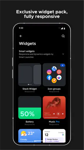 스마트런처 Smart Launcher 6-폰꾸미기 screenshot