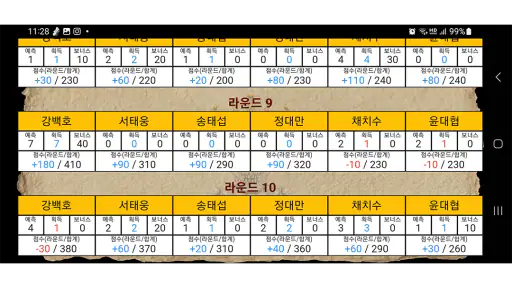 스컬킹 자동 점수 계산기 screenshot