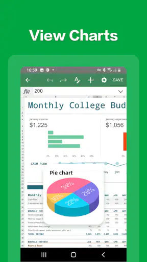 스프레드시트 편집기:엑셀 뷰어,excel 템플릿 screenshot