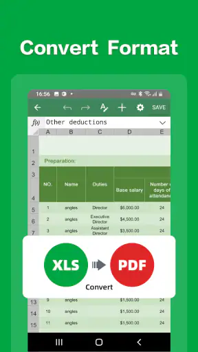 스프레드시트 편집기:엑셀 뷰어,excel 템플릿 screenshot