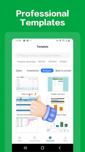 스프레드시트 편집기:엑셀 뷰어,excel 템플릿 screenshot