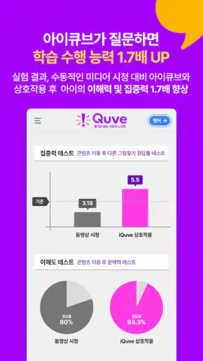 아이큐브 - 생각을 키우는 특허 받은 질문 동화 screenshot