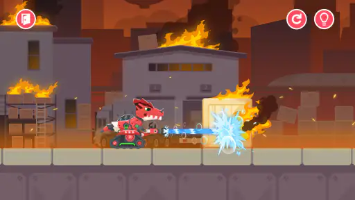 어린이 코딩 게임: 공룡 트럭 프로그래밍 screenshot