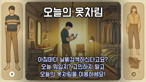 오늘의 옷차림 - 오늘 뭐 입지? 날씨 옷 코디 screenshot