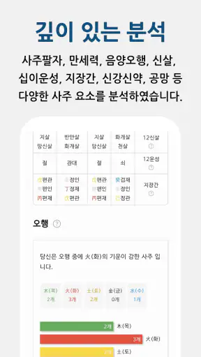 운세명당 - 신년운세, 사주, 평생운세, 사주팔자 screenshot