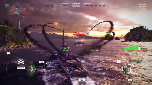 워쉽 모바일 2: 해전, 전함게임 screenshot