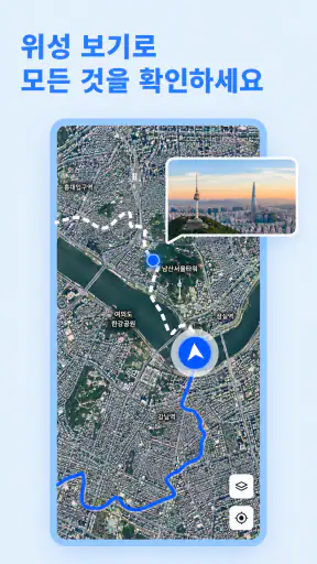 음성 GPS 내비게이션: 빠른 길찾기 및 지도 screenshot