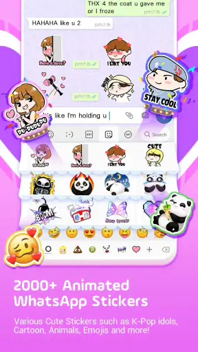 이모티콘 키보드 Facemoji - 이모티콘, 키보드 screenshot