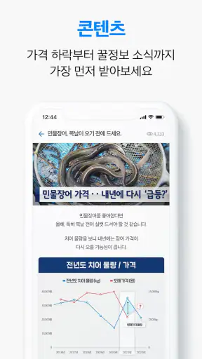 인어교주해적단 - 전국 수산시장 당일시세, 수산물 정보 screenshot