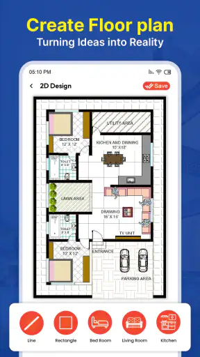 주택 디자인 3D - 도면 그리기 screenshot
