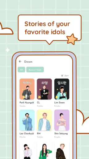 케이북 - 한국어 짧은 만화 이야기 screenshot
