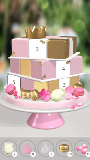 케이크 컬러링 3D screenshot